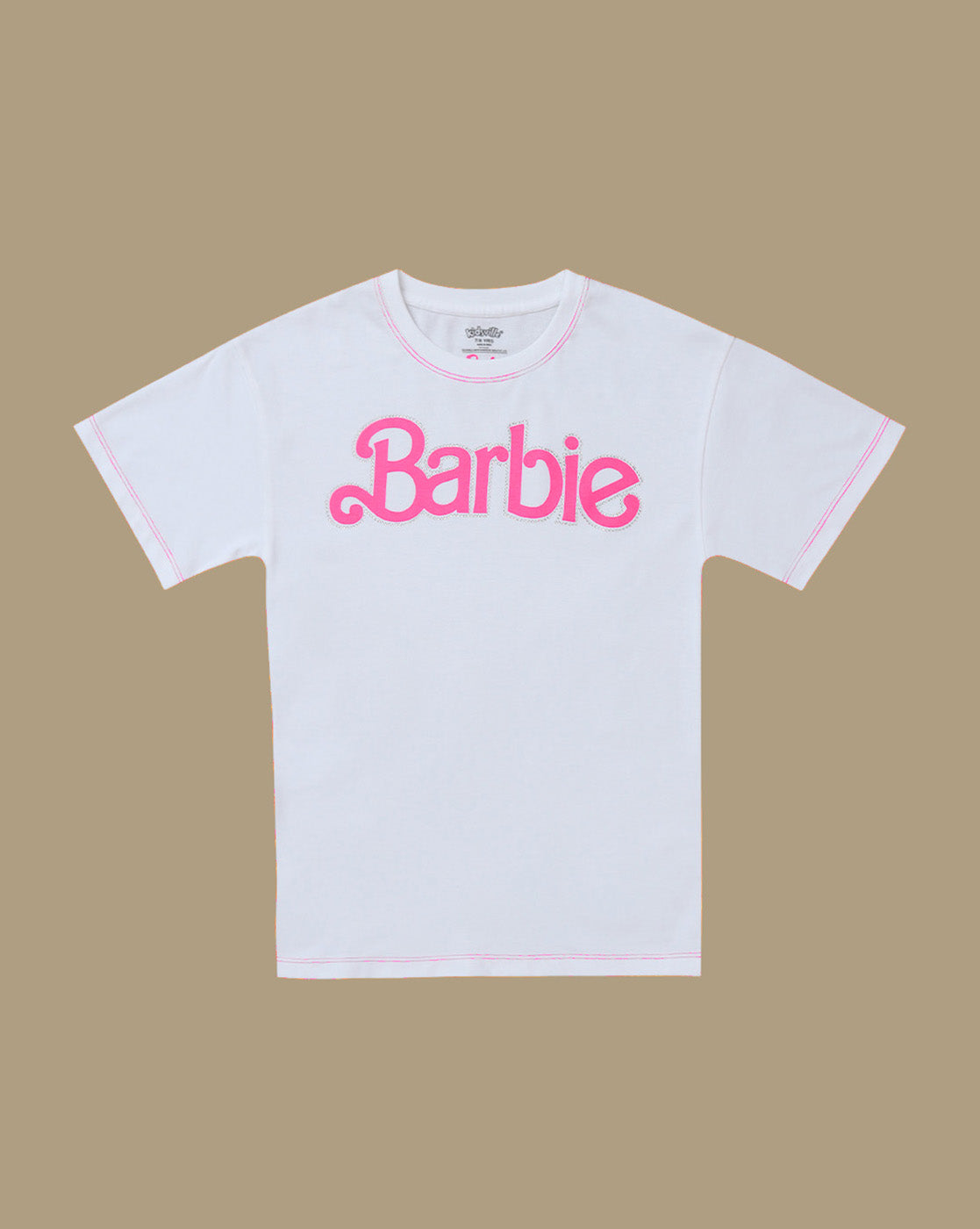 Barbie Rhinestones Relaxed Fit Tshirt For Girls