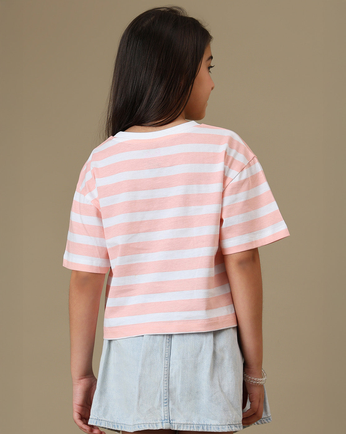 Barbie Printed Boxy Fit Tshirt For Girls