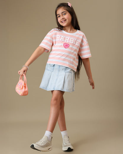 Barbie  Boxy Fit Tshirt  Girls