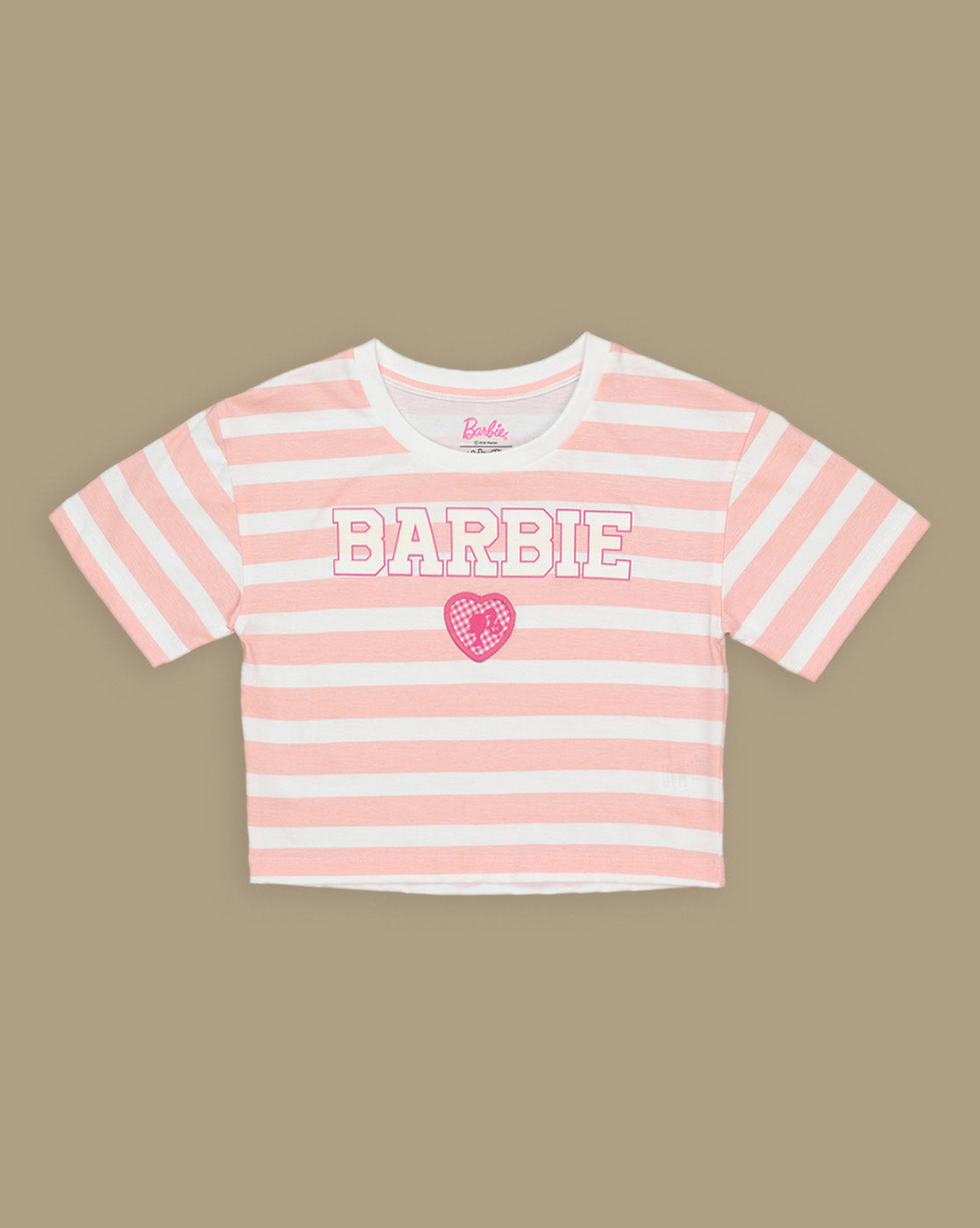 Barbie Printed Boxy Fit Tshirt For Girls