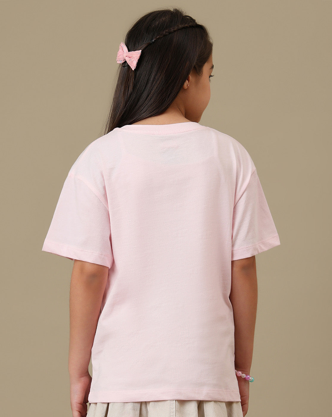 Barbie Printed Relaxed Fit Tshirt For Girls