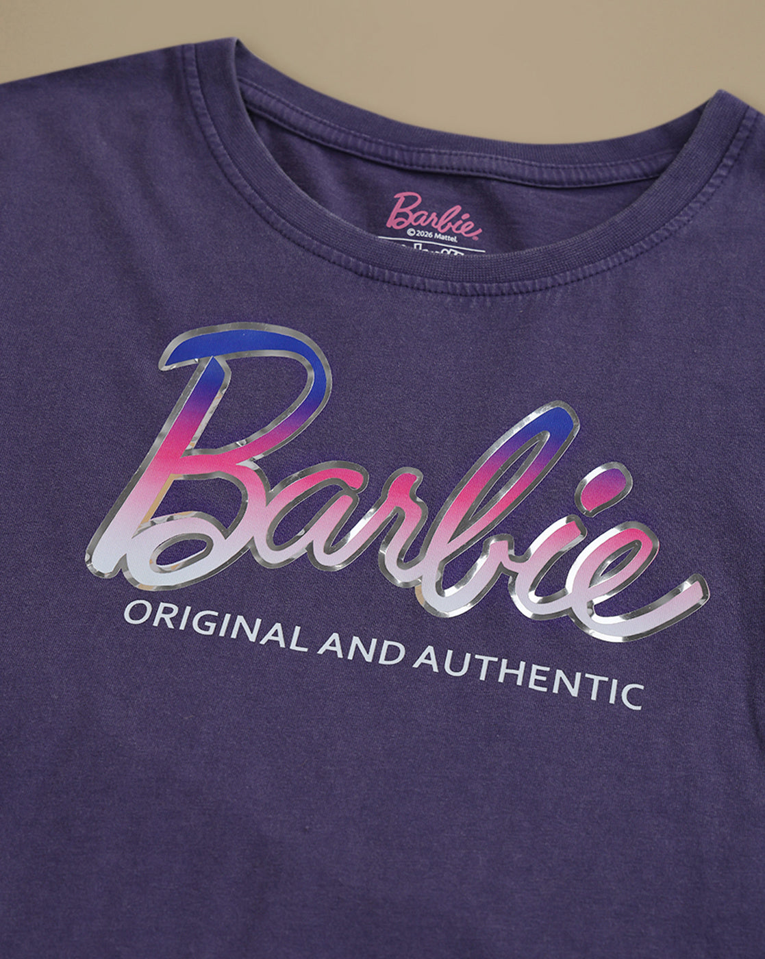 Barbie Printed Relaxed Fit Tshirt For Girls