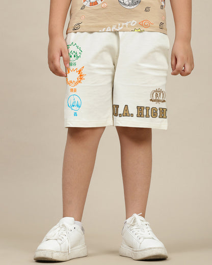 My Hero Academia  Regular Fit Shorts  Boys