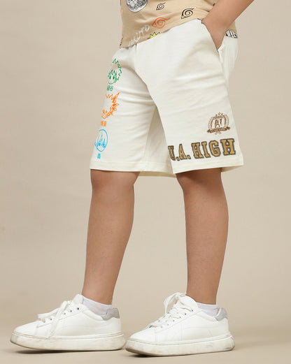 My Hero Academia  Regular Fit Shorts  Boys