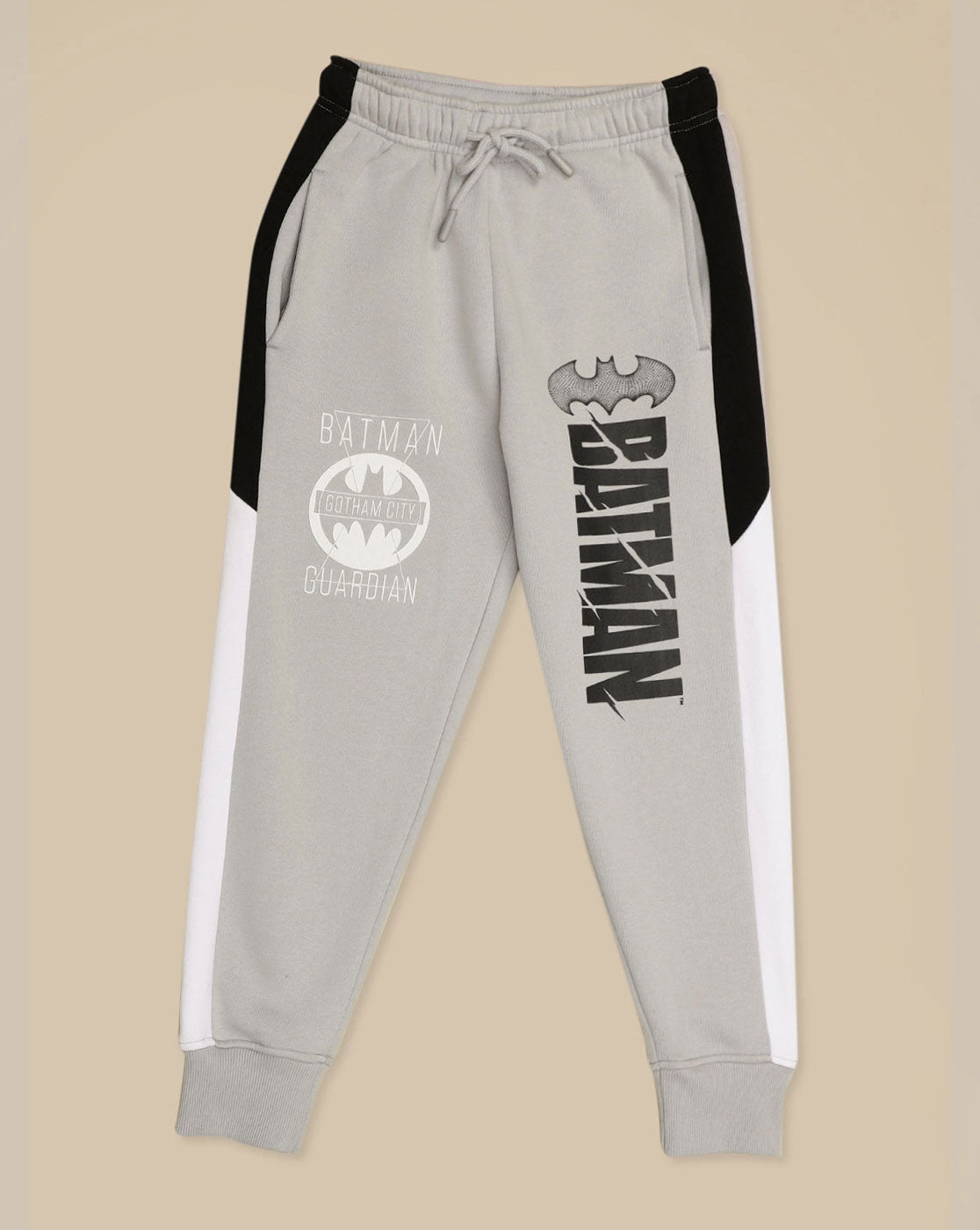 Batman printed Regular Fit Sweatshirt & Joggers Co-Ords Set For Boys