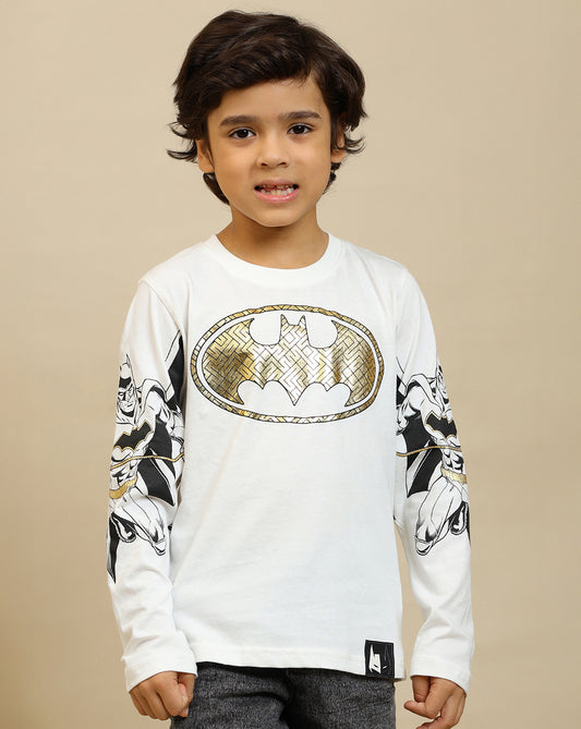 Batman Printed Regular Fit Tshirt For Boys