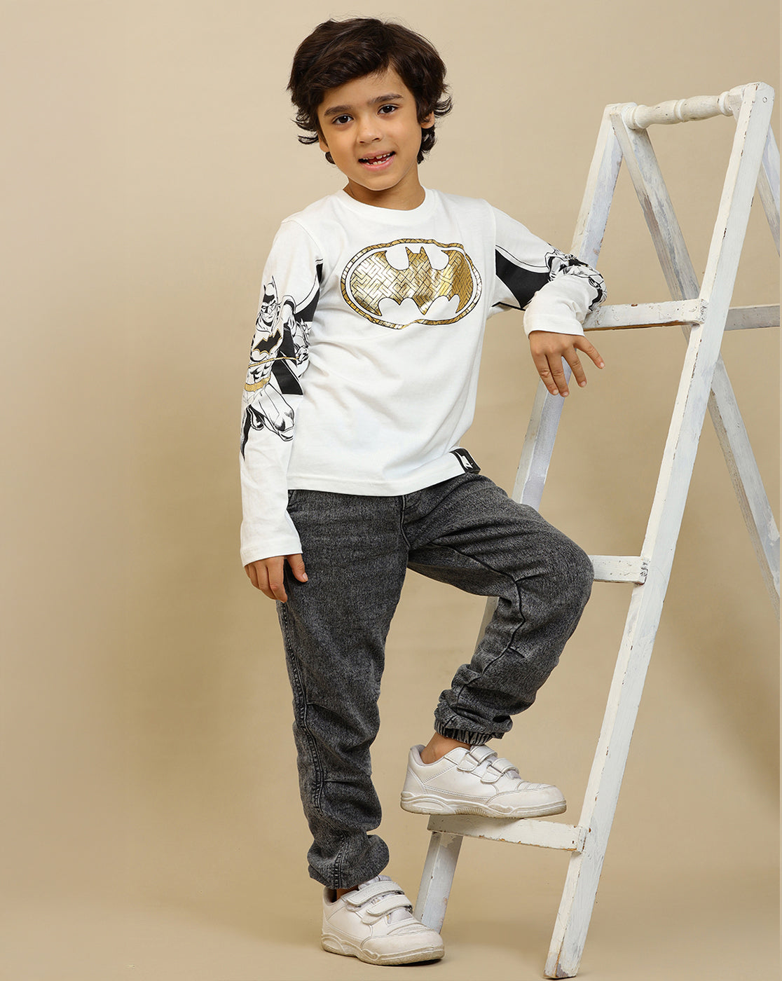 Batman Printed Regular Fit Tshirt For Boys