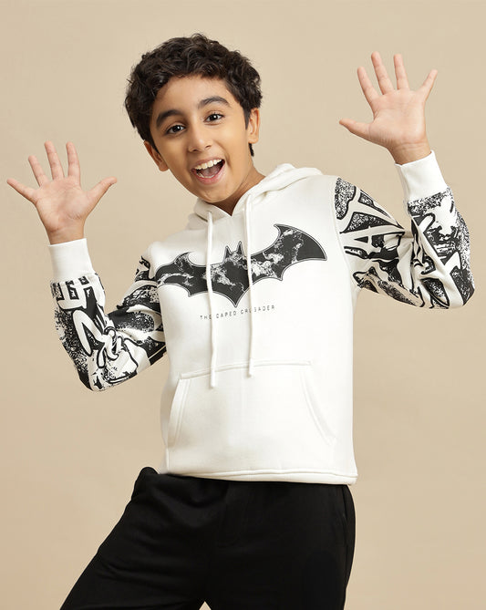 Batman Printed Regular Fit HoodieFor Boys