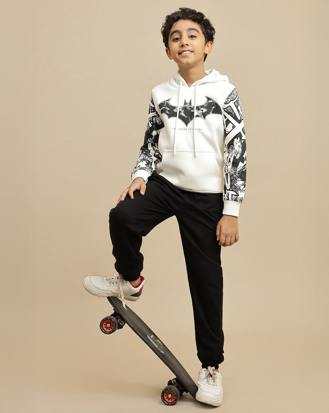 Batman Printed Regular Fit HoodieFor Boys