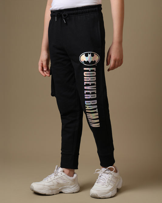 Batman Printed Regular Fit Joggers For Boys