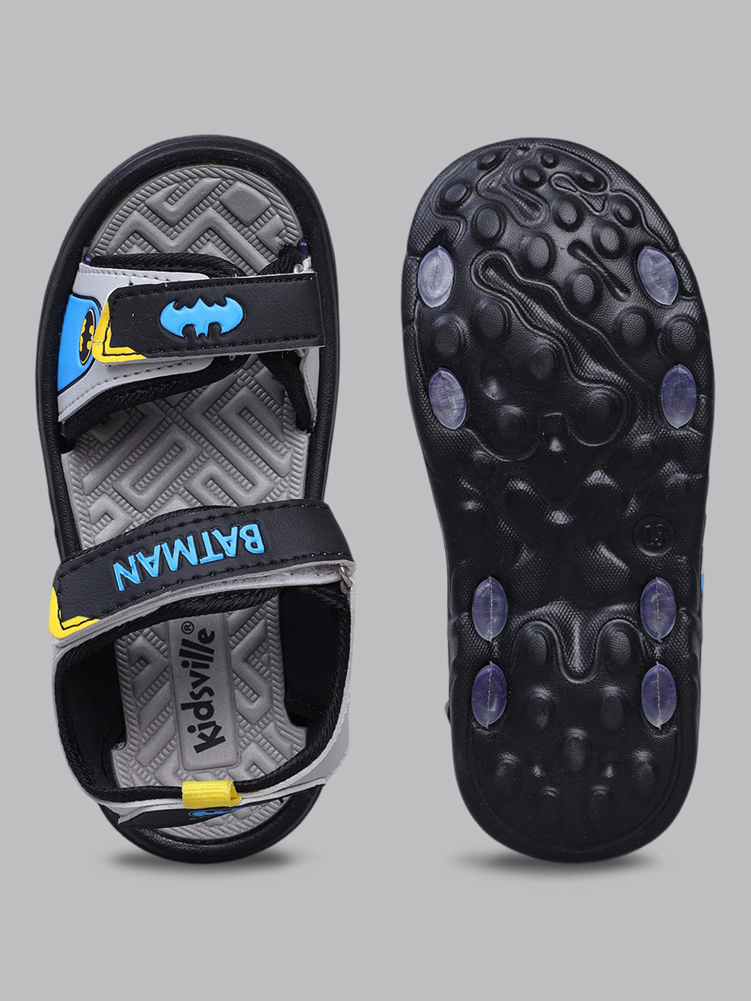 Batman Printed Sandals For Kids Boys
