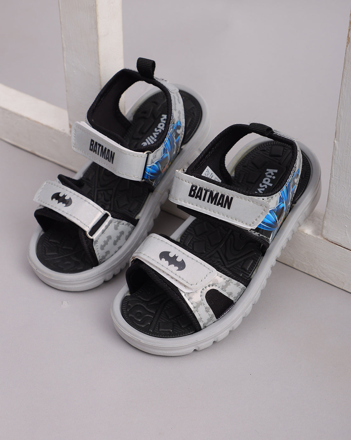 Batman Printed Sandals For Kids Boys