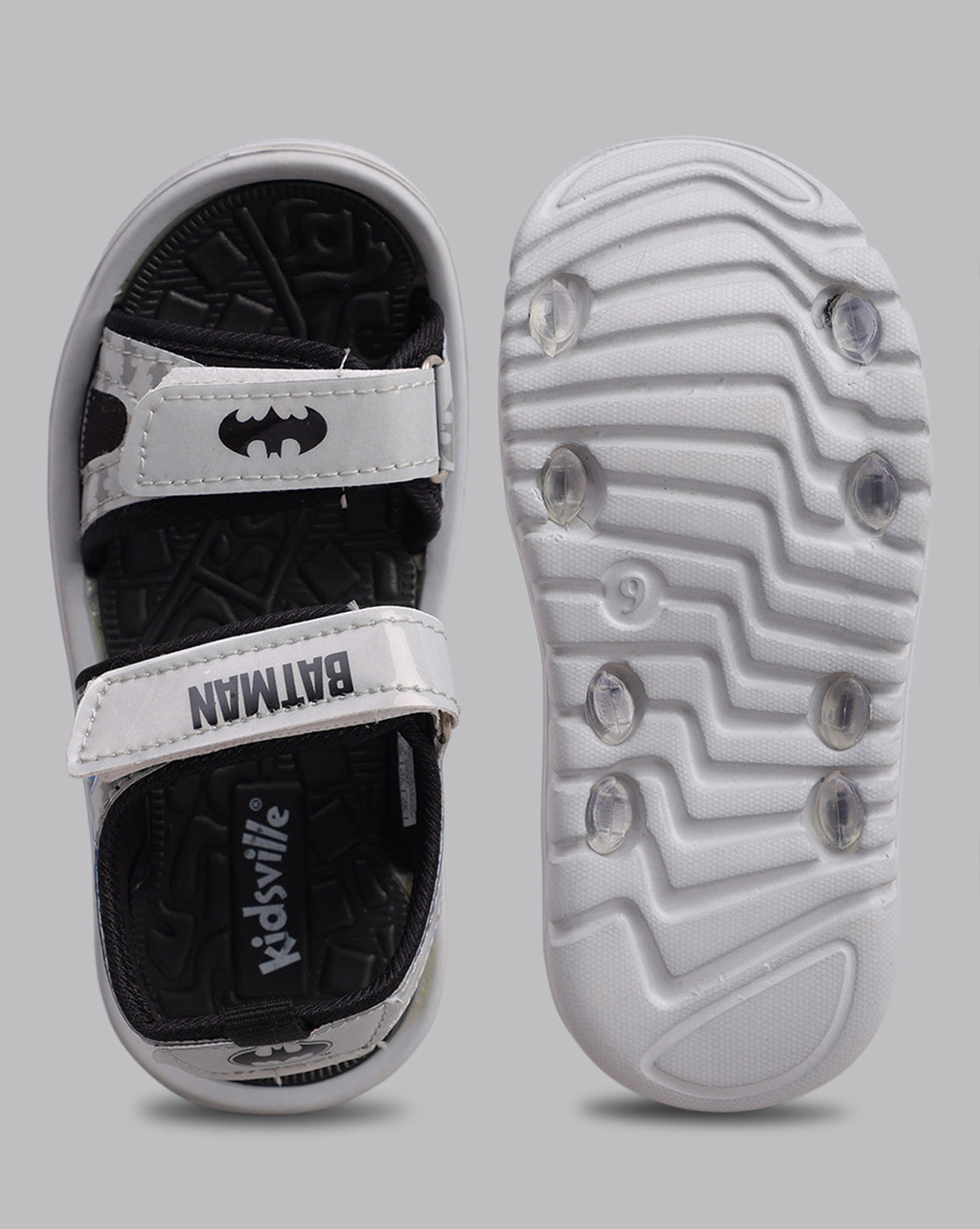 Batman Printed Sandals For Kids Boys