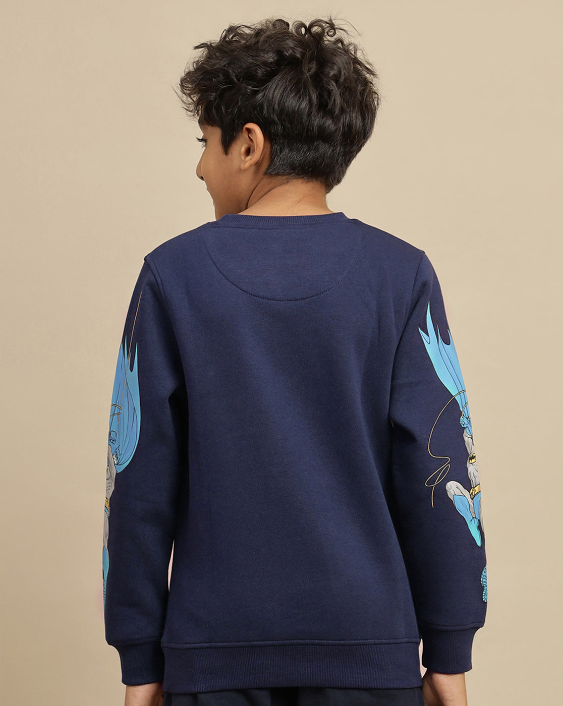 Batman Printed Regular Fit Sweatshirt For Boys
