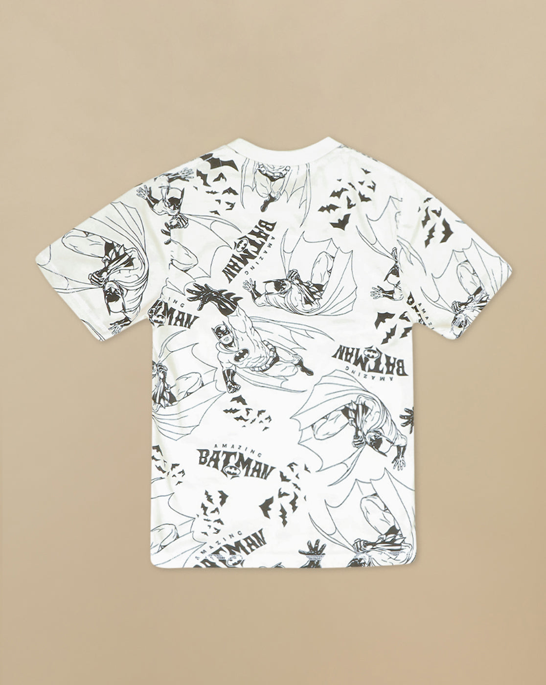 Batman Printed Regular Fit Tshirt For Boys