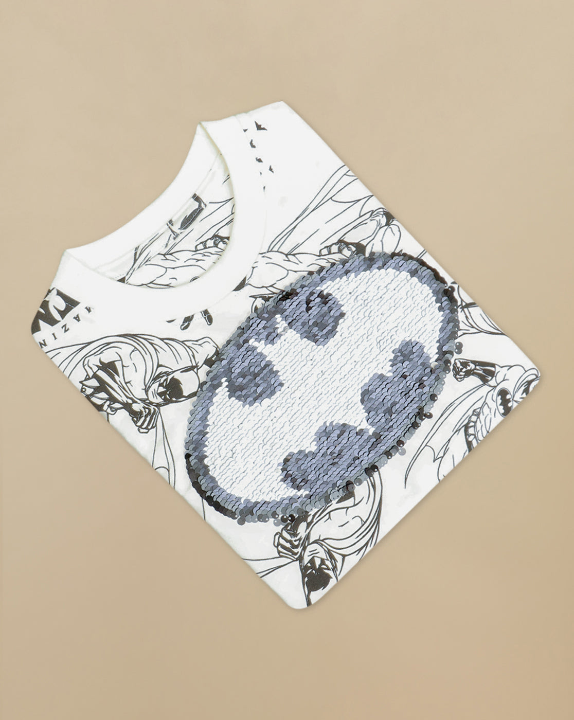 Batman Printed Regular Fit Tshirt For Boys