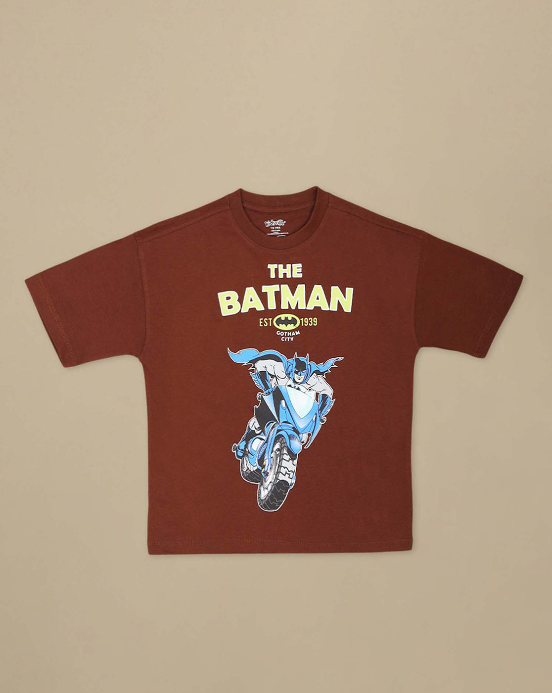 Batman Printed Oversized Tshirt For Boys