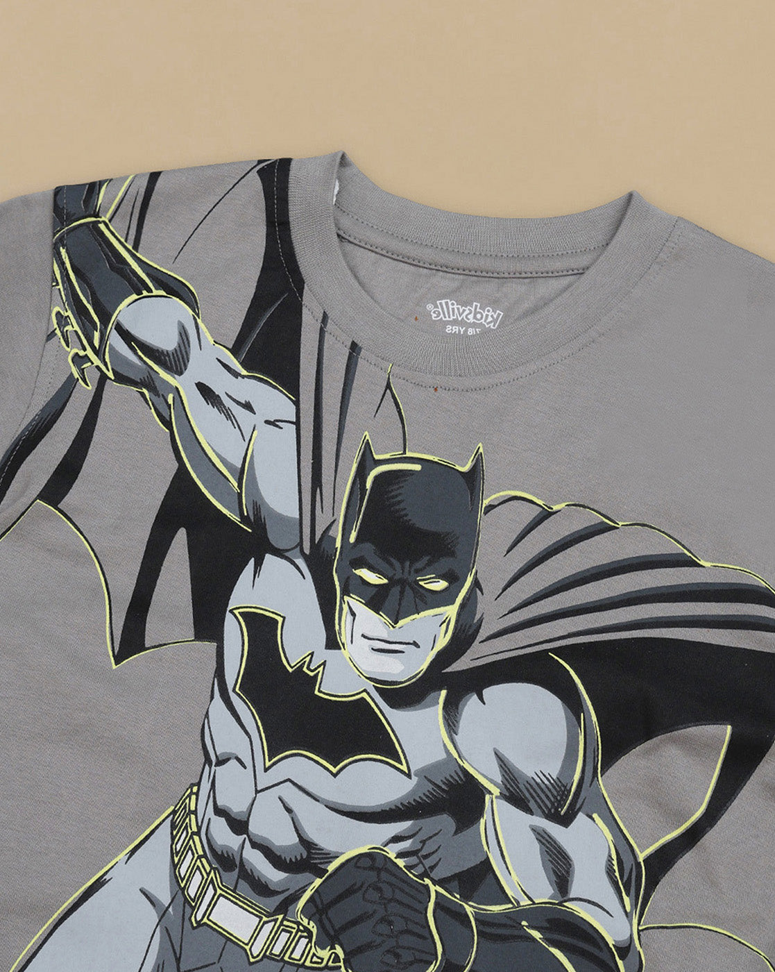 Batman Printed Regular Fit Tshirt For Boys