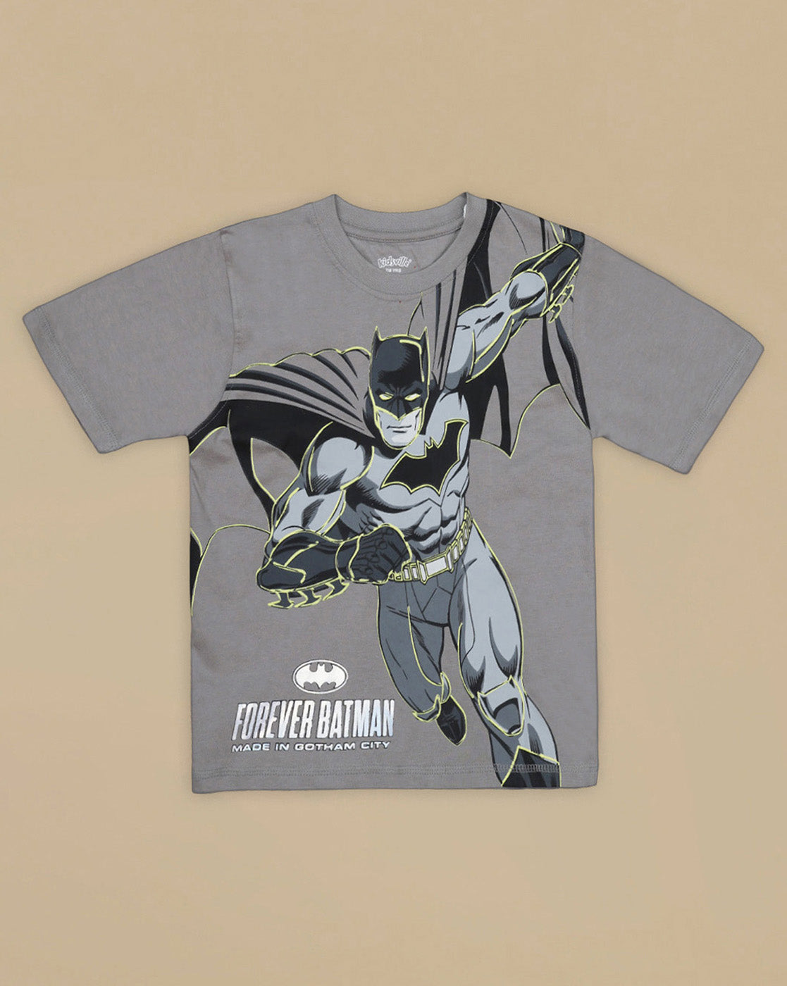 Batman Printed Regular Fit Tshirt For Boys