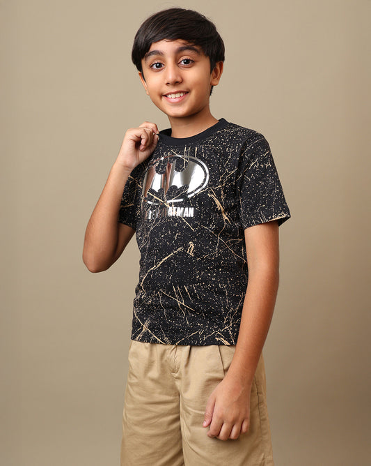 Batman Printed Regular Fit Tshirt For Boys
