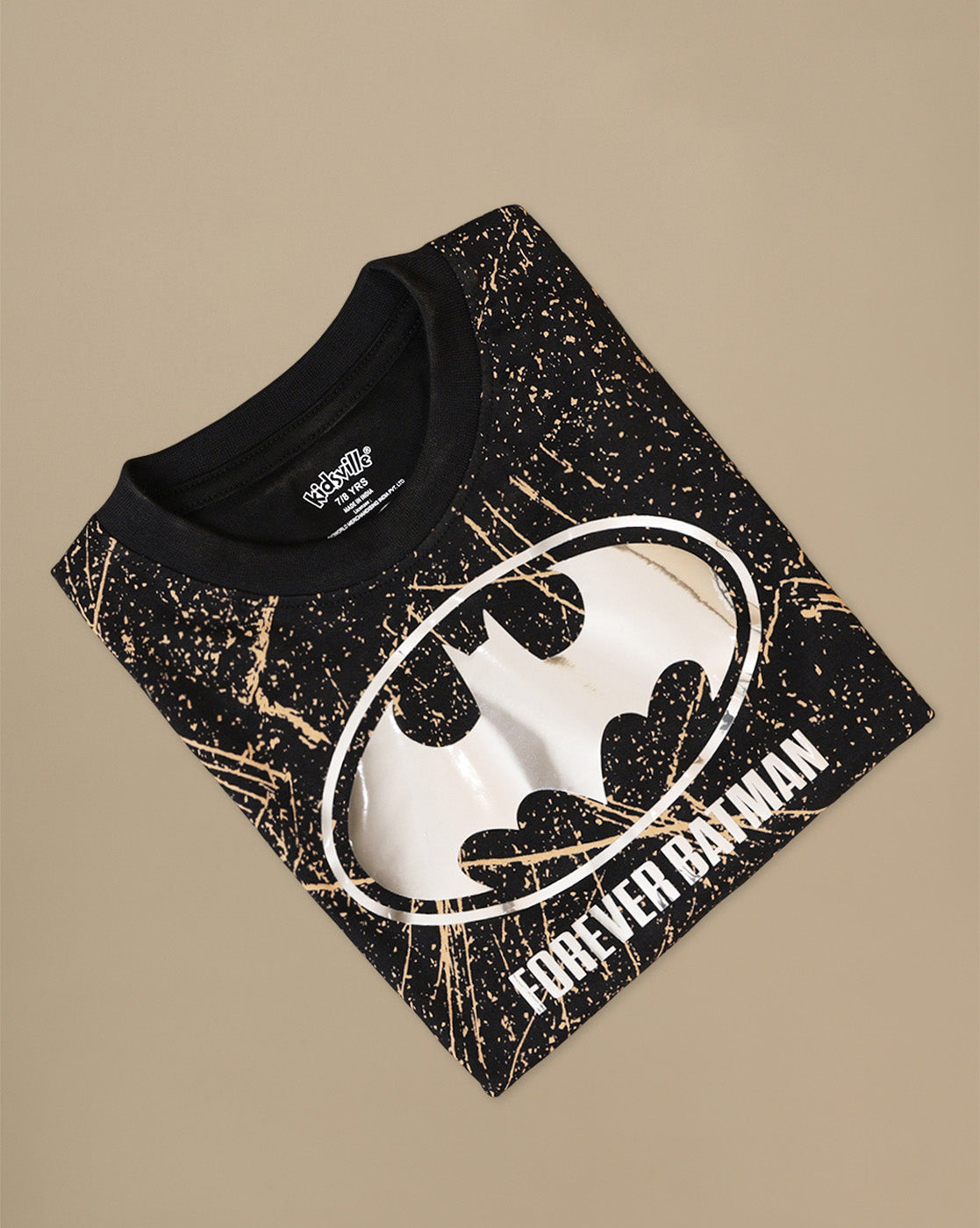 Batman Printed Regular Fit Tshirt For Boys