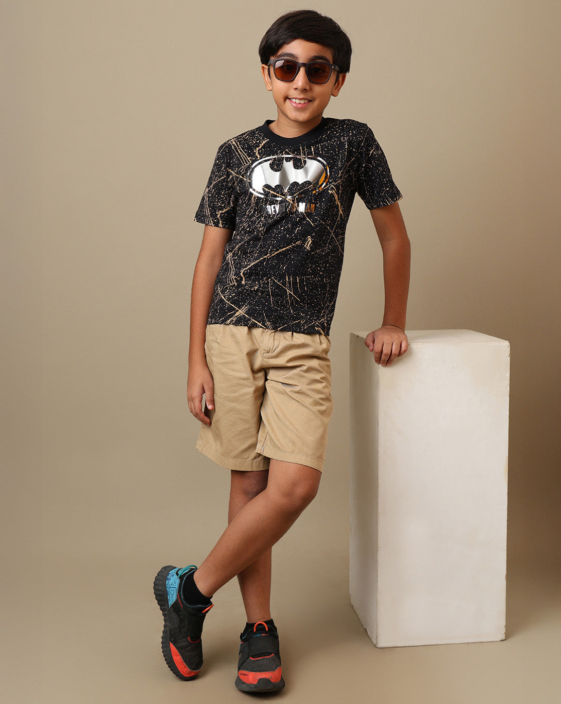 Batman Printed Regular Fit Tshirt For Boys