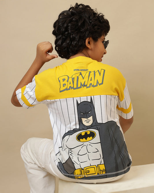 Batman Printed Oversized Fit Tshirt For Boys