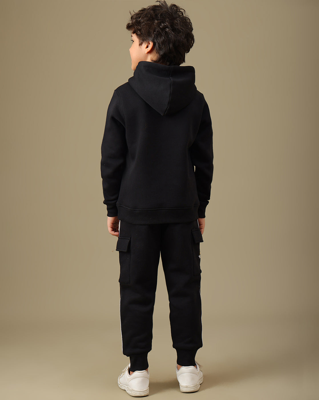 Batman Printed Regular Fit Hoodie and Joggers For Boys