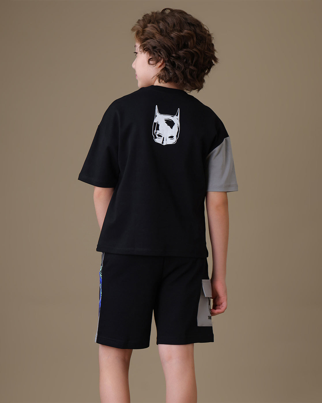 Batman  T-Shirt & Shorts Relaxed Fit Co-Ords Set  Boys