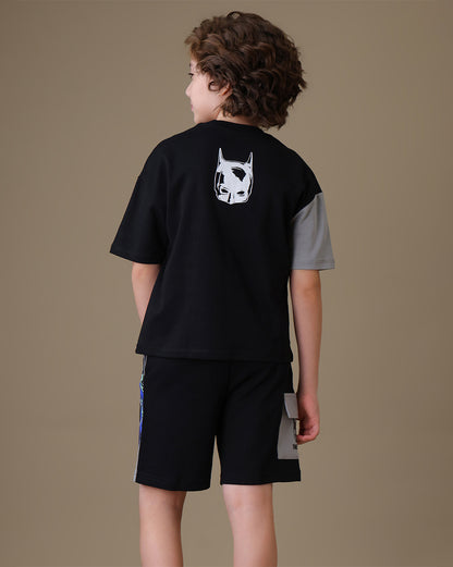 Batman  T-Shirt & Shorts Relaxed Fit Co-Ords Set  Boys