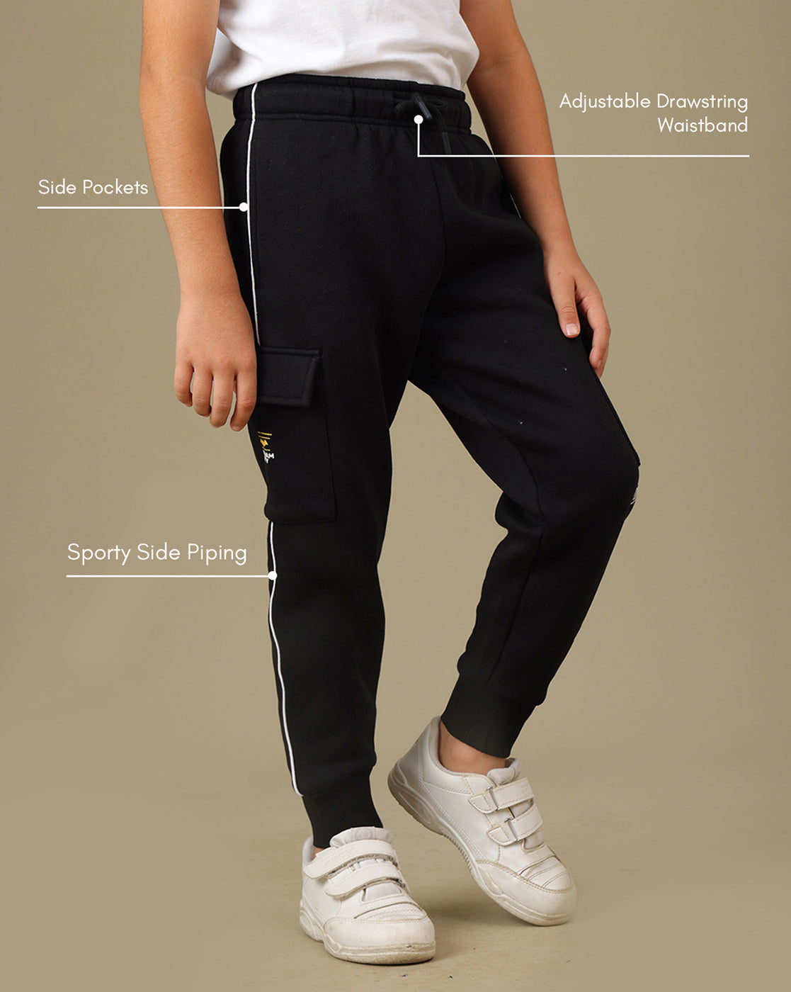 Batman Printed Regular Fit Joggers For Boys