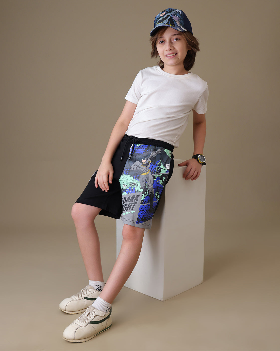 Batman  Regular Fit Shorts  Boys