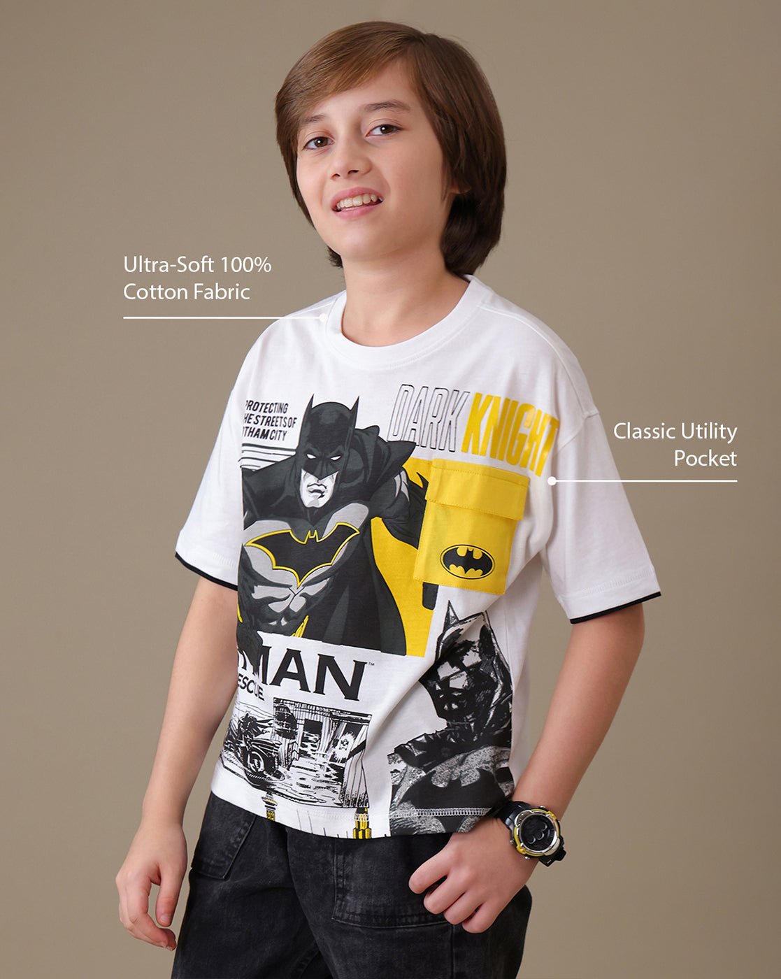 Batman Oversized Tshirt Boys