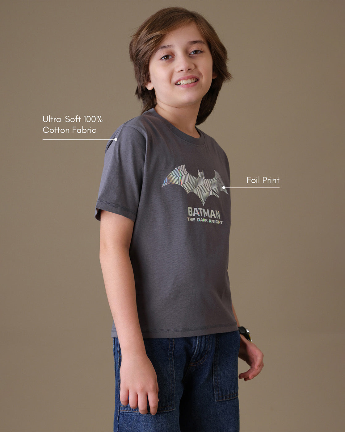 Batman  Regular Fit Tshirt For Boys Boys