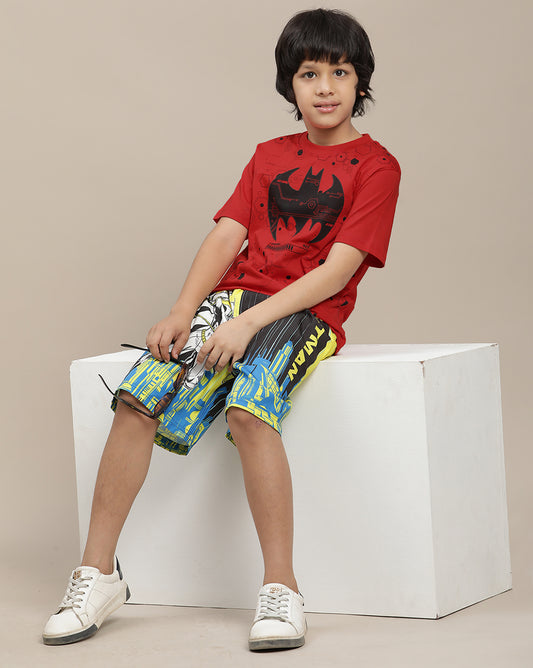 Batman  T-Shirt &  Shorts  Sets For Boys