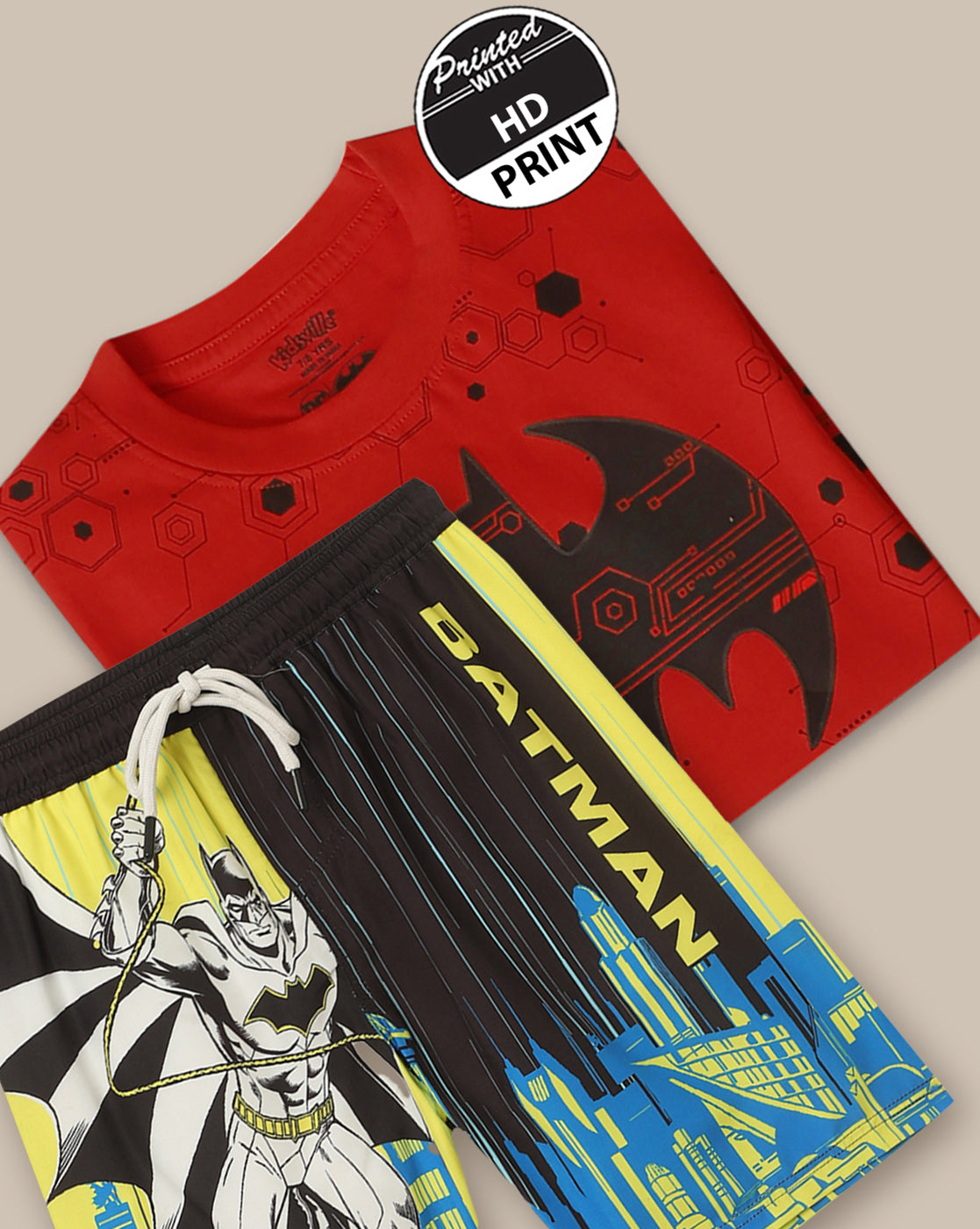 Batman  T-Shirt &  Shorts  Sets For Boys
