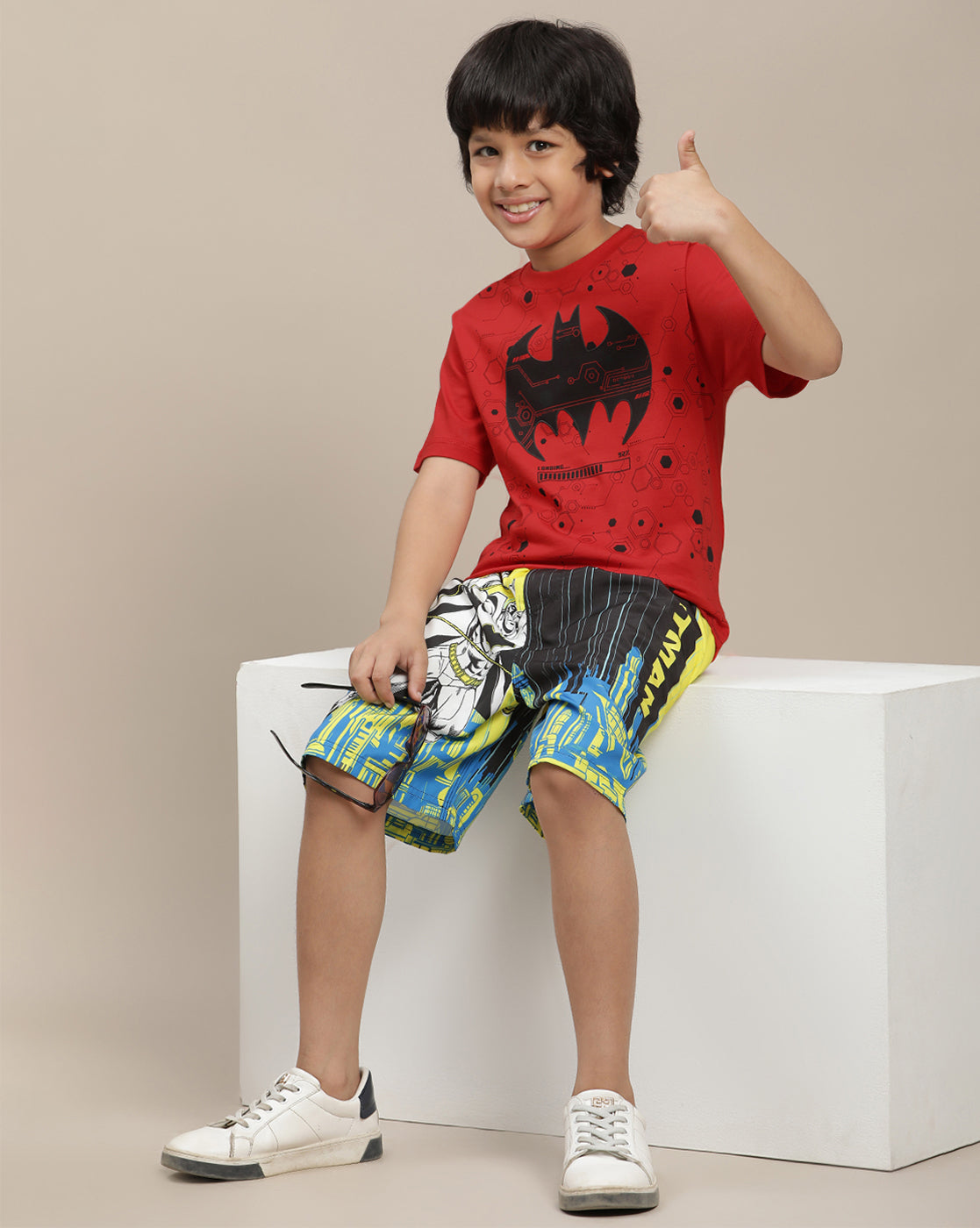 Batman  T-Shirt &  Shorts  Sets For Boys