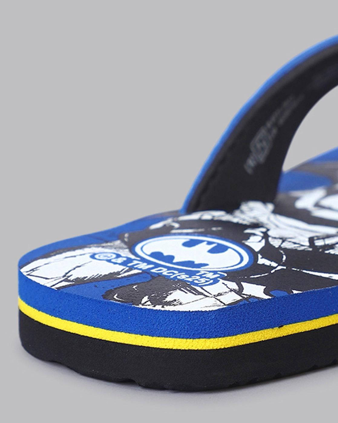 Batman Printed Blue Flip-Flops For Kids Boys