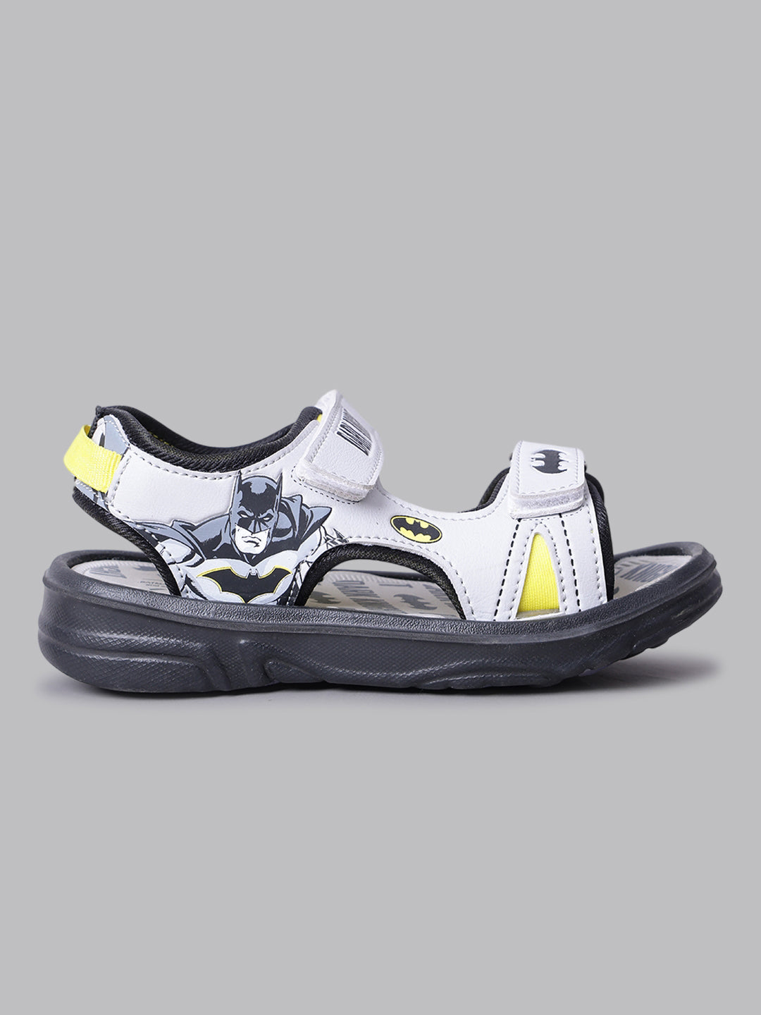 Kids Boys Batman Printed Grey Sandals