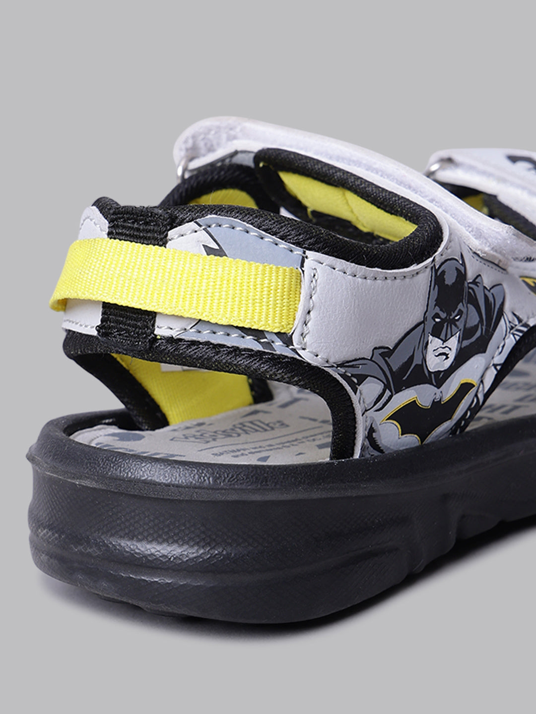 Kids Boys Batman Printed Grey Sandals