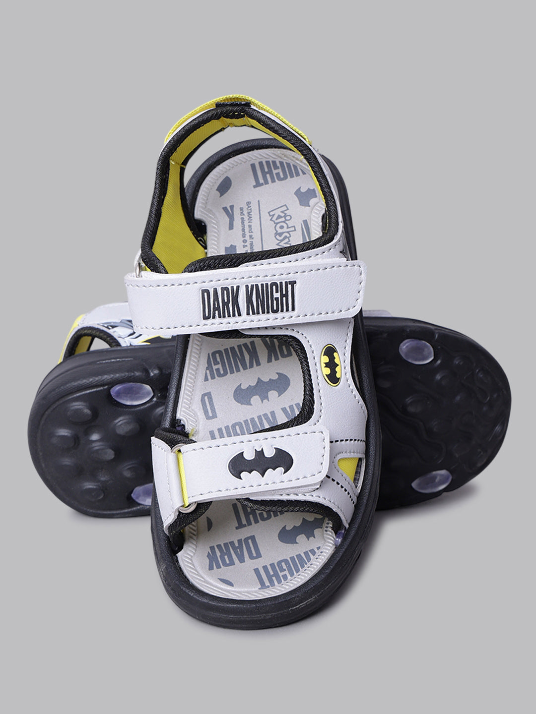 Kids Boys Batman Printed Grey Sandals