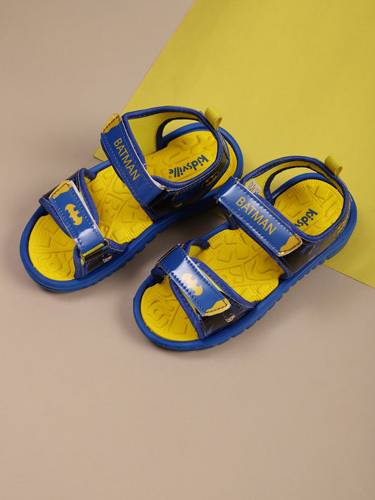 Kids Boys Batman Printed Blue Sandals