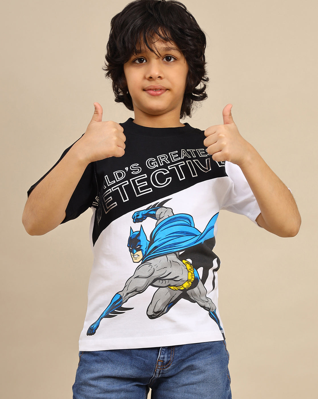 Batman Printed Regular Fit Tshirt For Boys