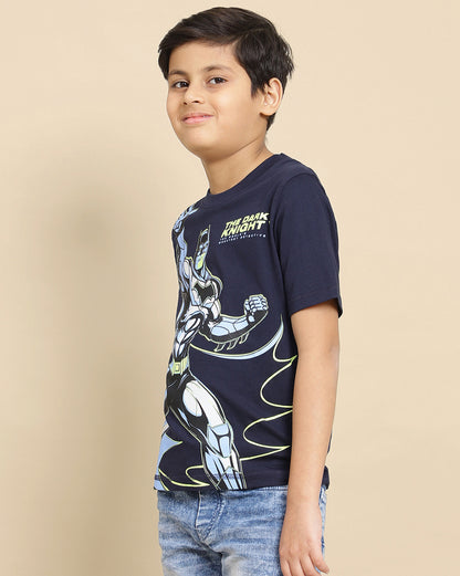 Batman Printed Regular Fit Tshirt For Boys