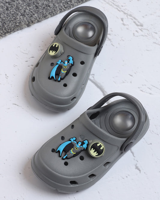 Batman Clogs with Whistle Sound Effect for Boys