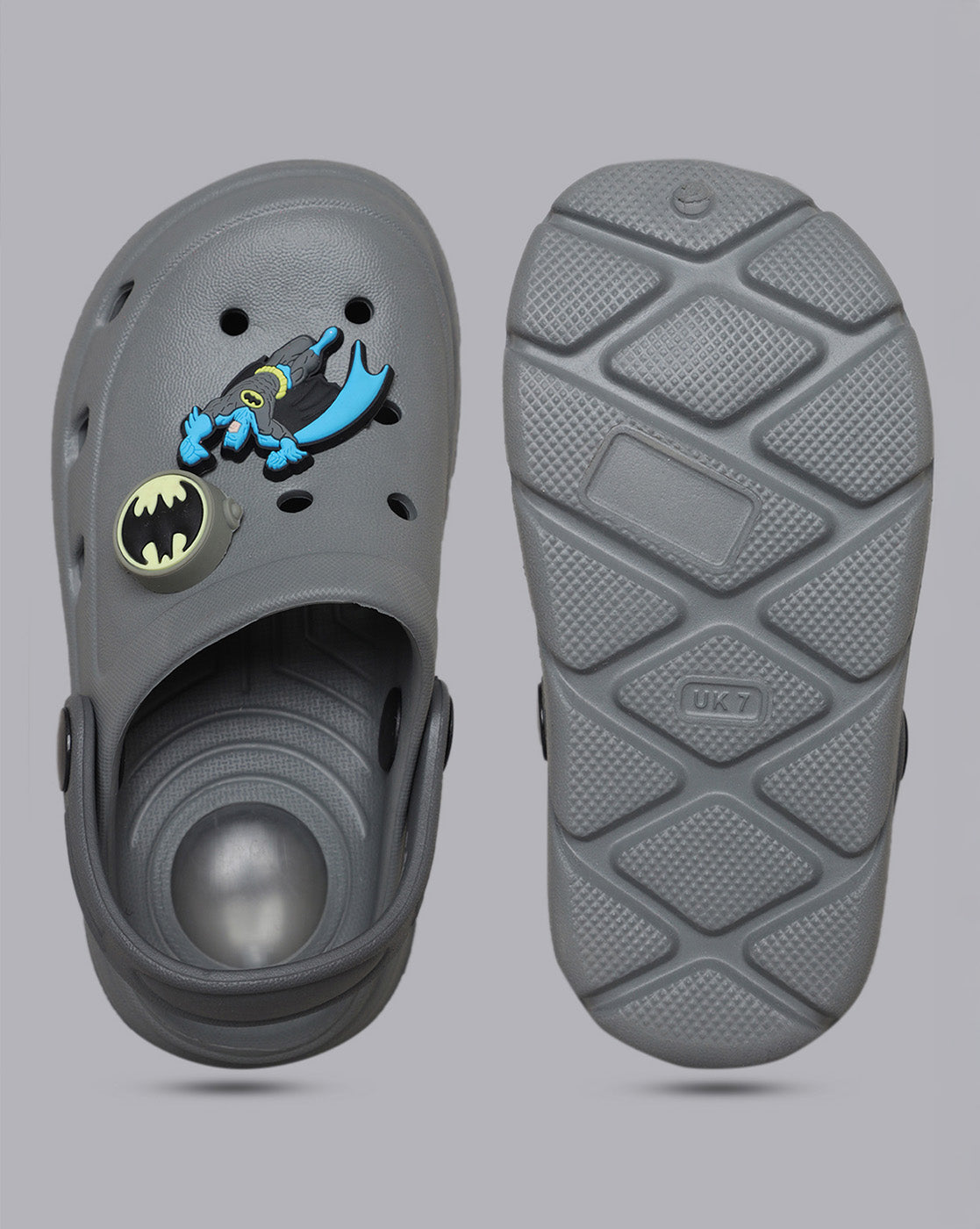 Batman Clogs with Whistle Sound Effect for Boys