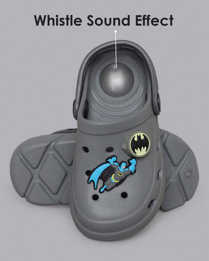 Batman Clogs with Whistle Sound Effect  Boys