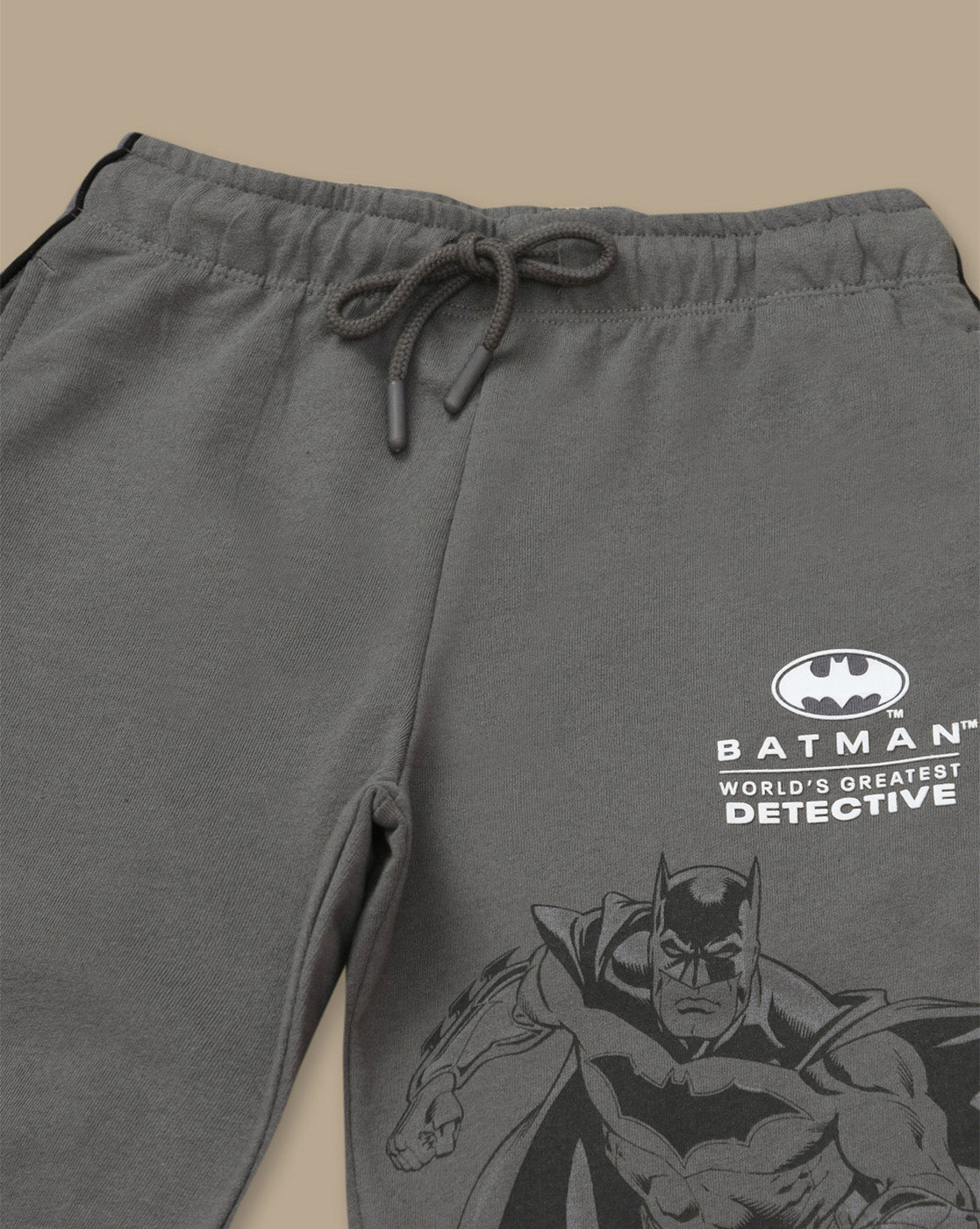 Batman Printed Regular Fit Joggers For Boys