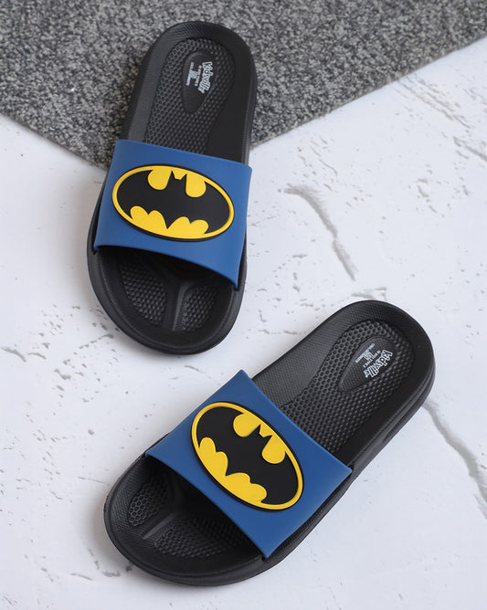 Batman Printed Sliders for Boys