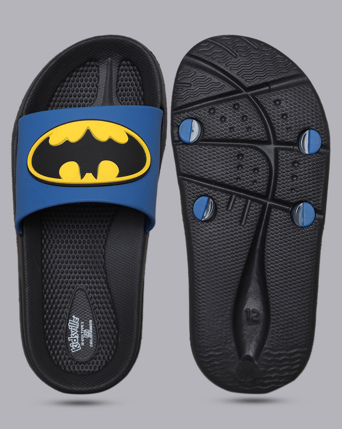 Batman Printed Sliders for Boys